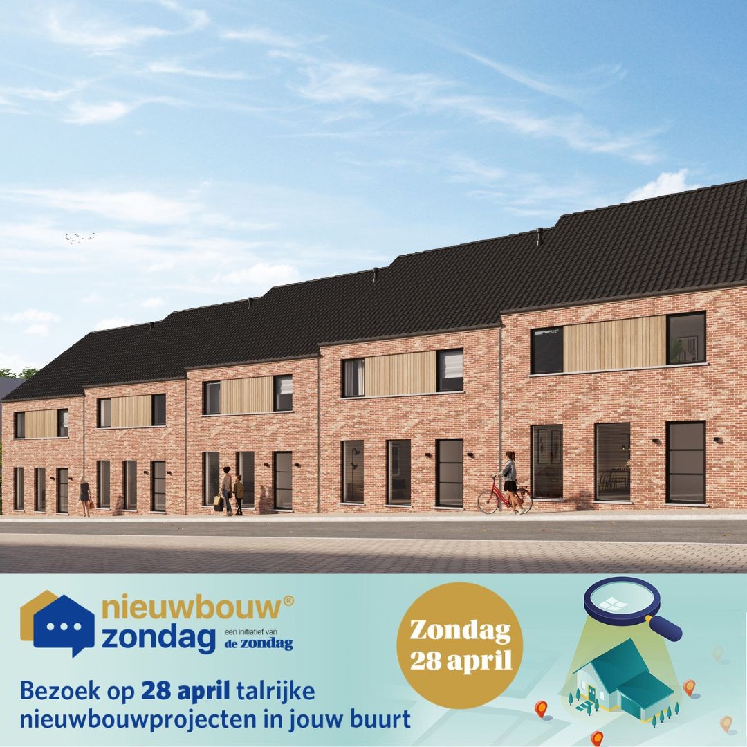 Nieuwbouwproject te Nieuwkerke bestaande uit 5 woningen en 10 garages foto 2