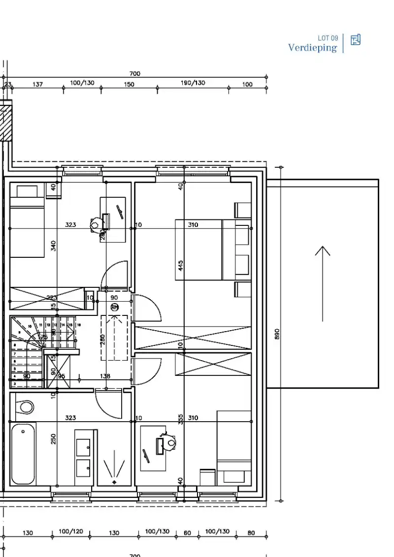 Oedelem (Beernem), Beekstraat - Fase 1: Lot 09 foto 10
