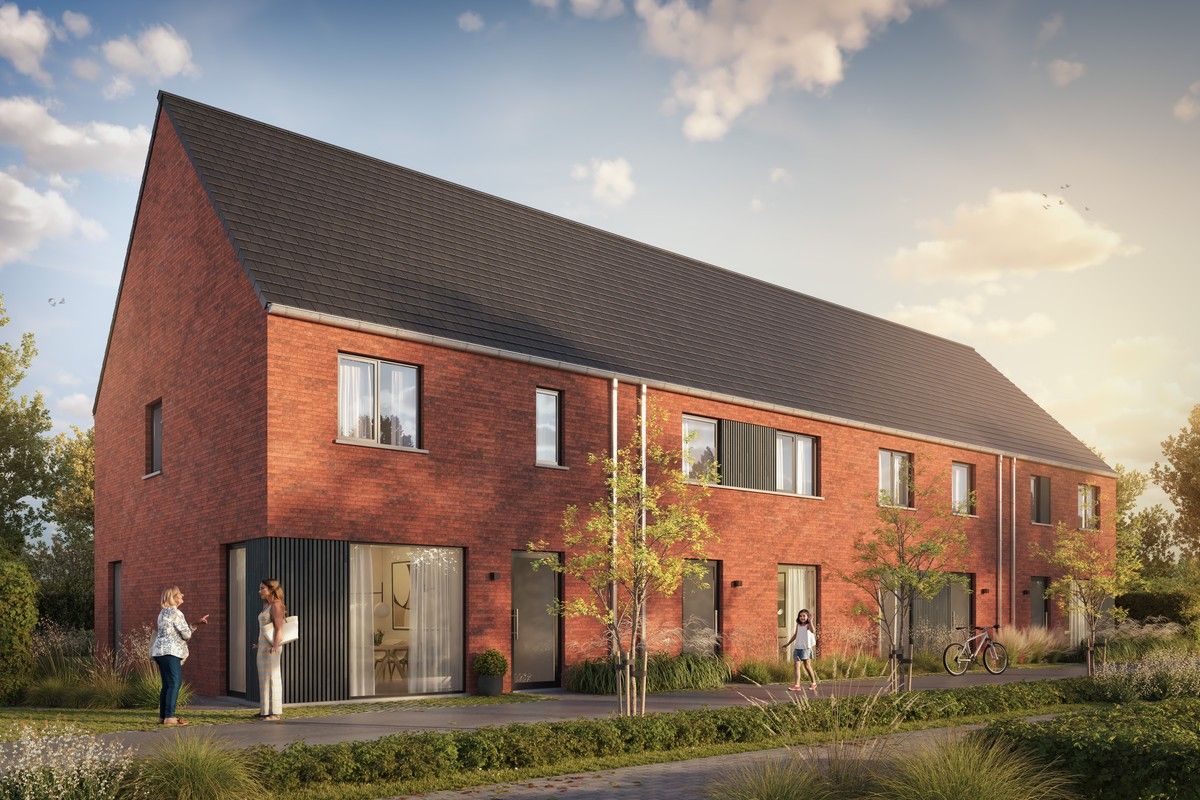 Nieuwbouwwoningen in de Populierstraat te Roeselare foto {{pictureIndex}}