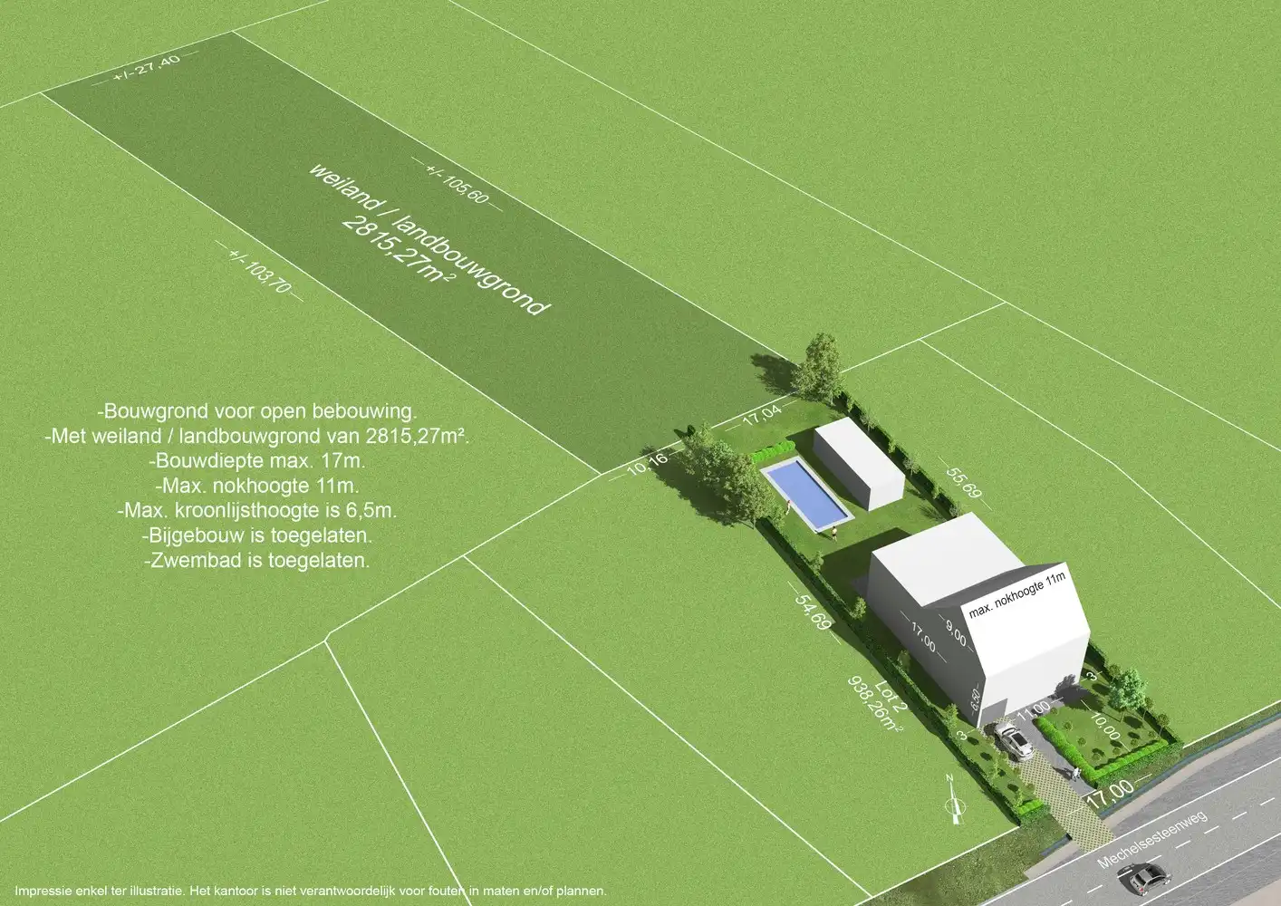 Bouwgrond voor open bebouwing op perceel van 3753 m² te Lier foto 14