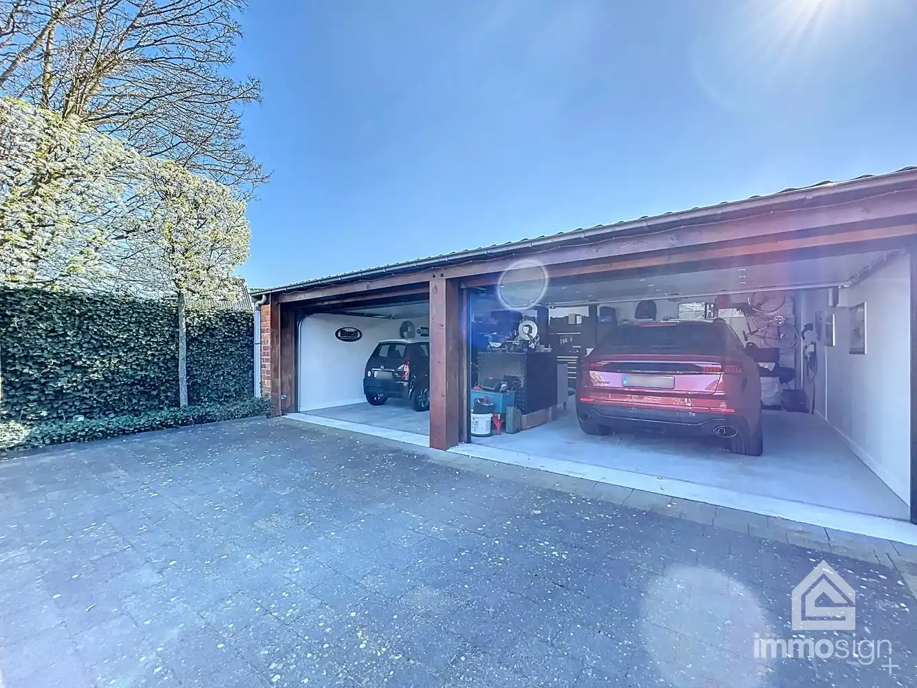 Exclusieve woning voorzien van dubbele garage en bedrijfshal op de Nederlandse grens foto 51