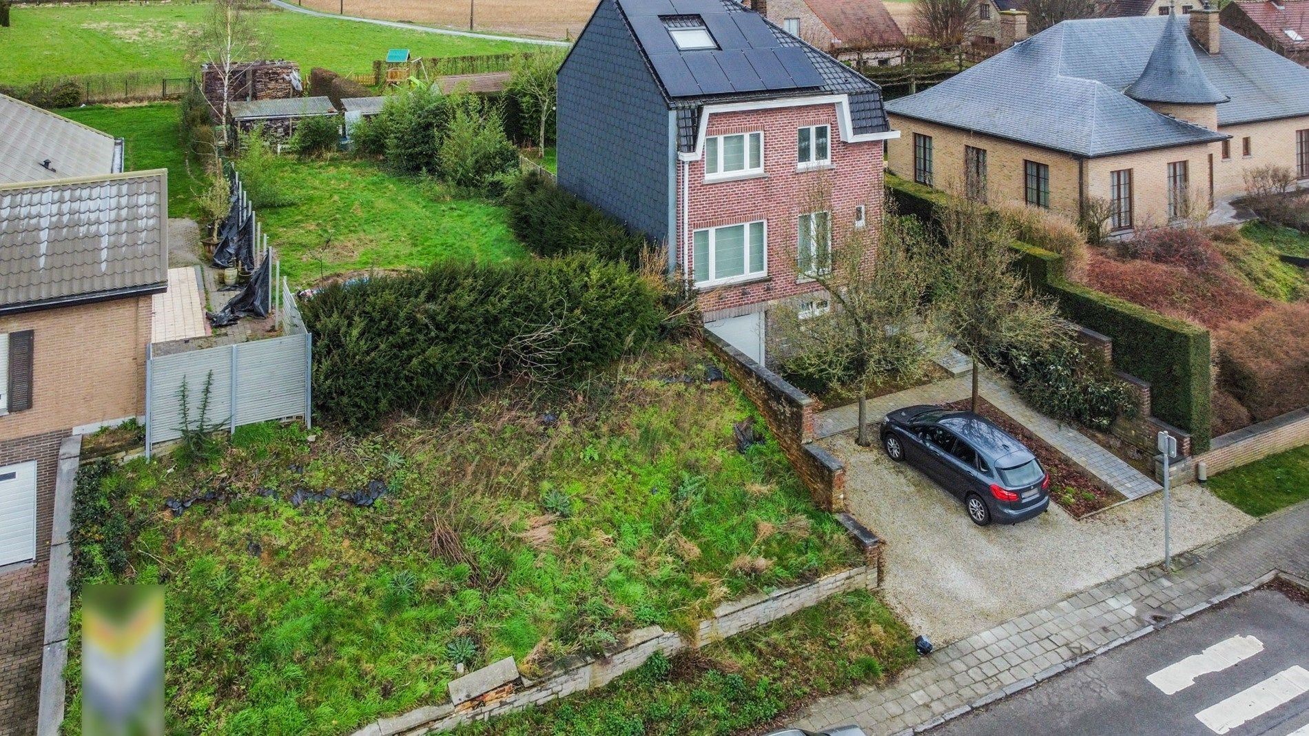 Welgelegen bouwgrond voor 3-gevel woning! foto 2