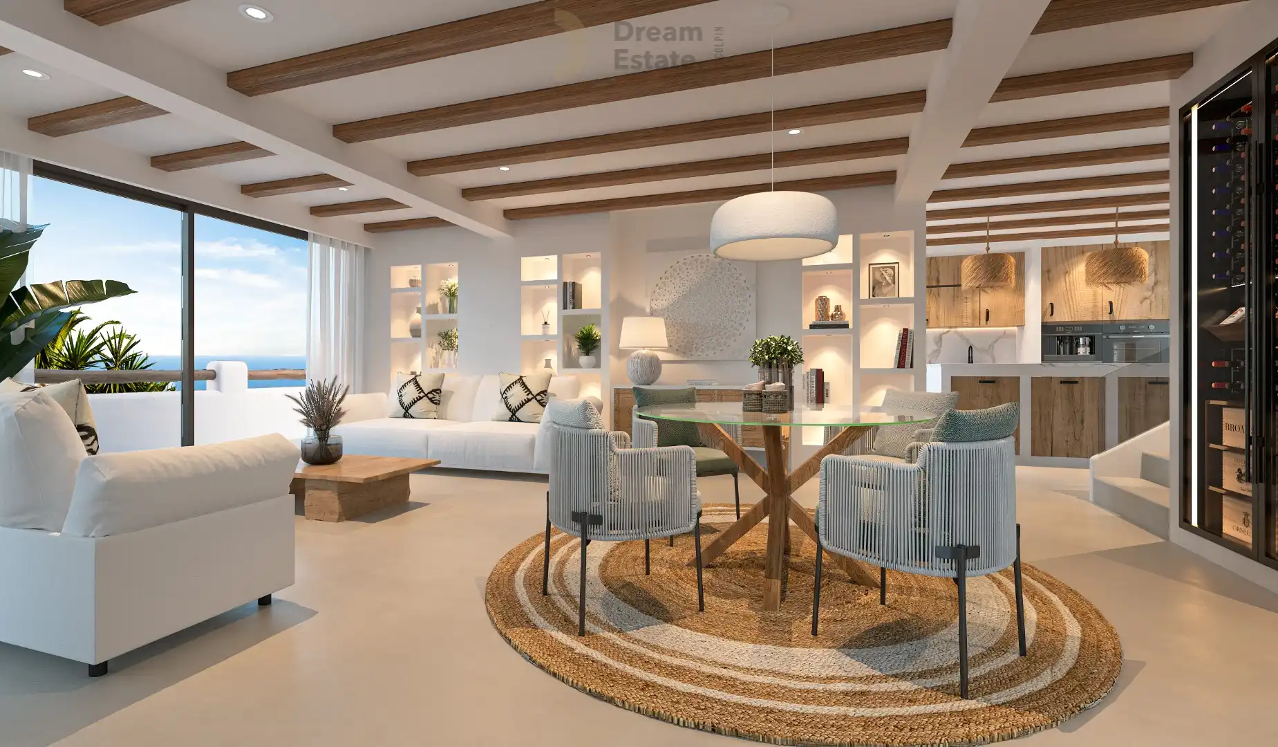 Prachtige villa in Ibenico stijl met uitzicht op zee in Javea foto 7