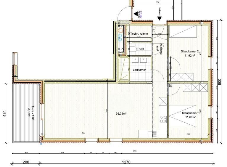 2 SLPK NIEUWBOUW APP. EERSTE VERDIEP! foto 24