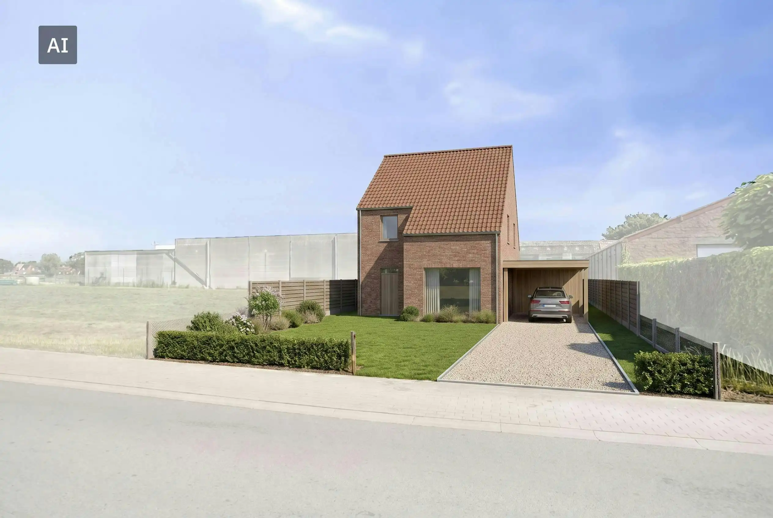 Perceel bouwgrond van 791m² voor open bebouwing in Izegem foto 6