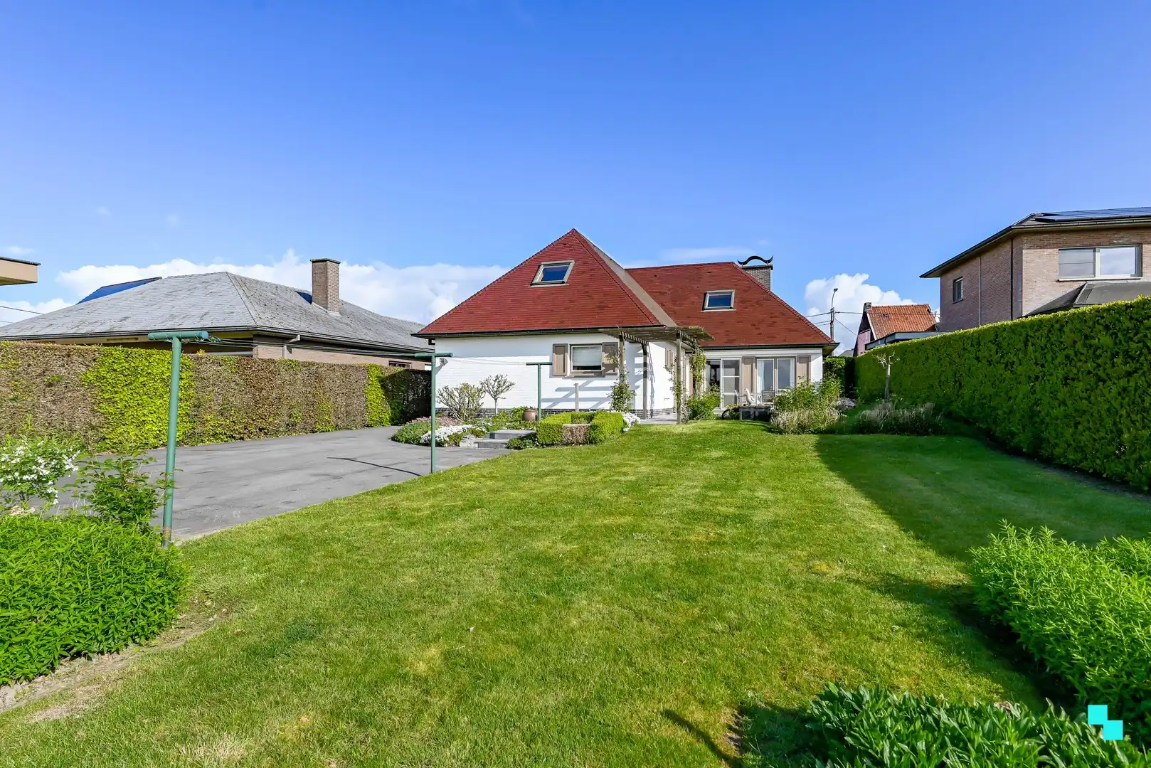 Prachtige villa op Zuidgericht perceel met verzichten te Lendelede foto 12