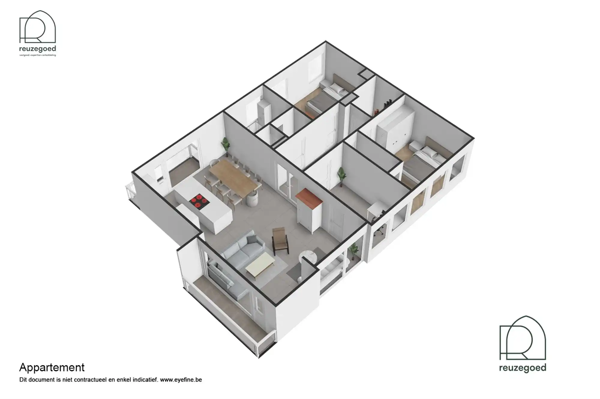 Exclusief gerenoveerd appartement in het groen van Bonheiden foto 23