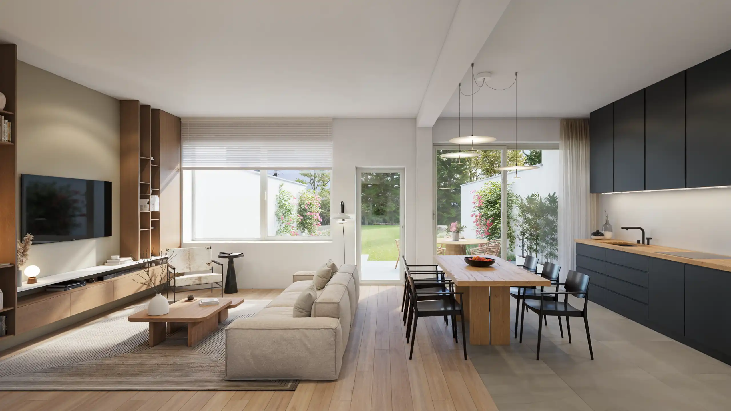 Souplex met tuin in het hartje van Brussel foto {{pictureIndex}}