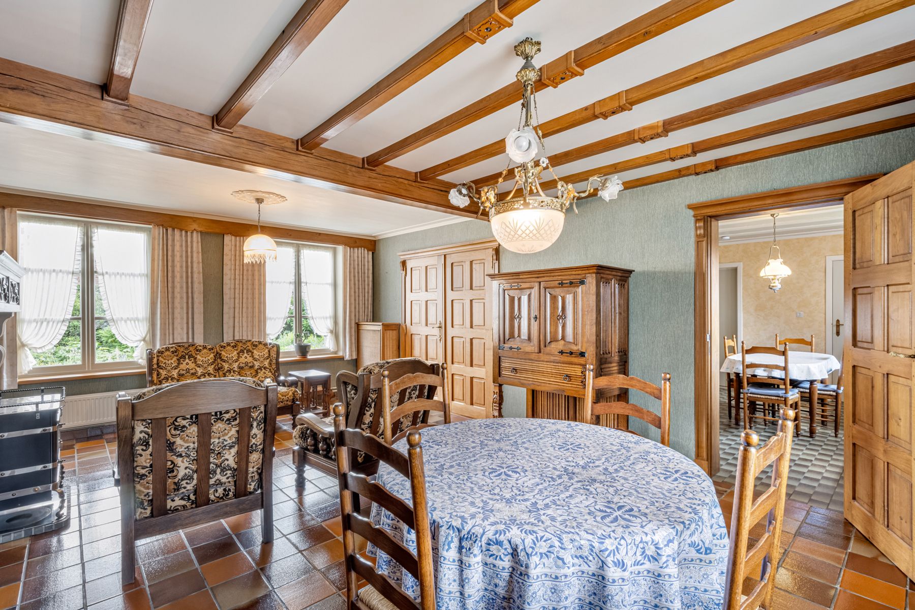 Charmante fermette op perceel van 1548m² mooie tuin + oprit! foto 8