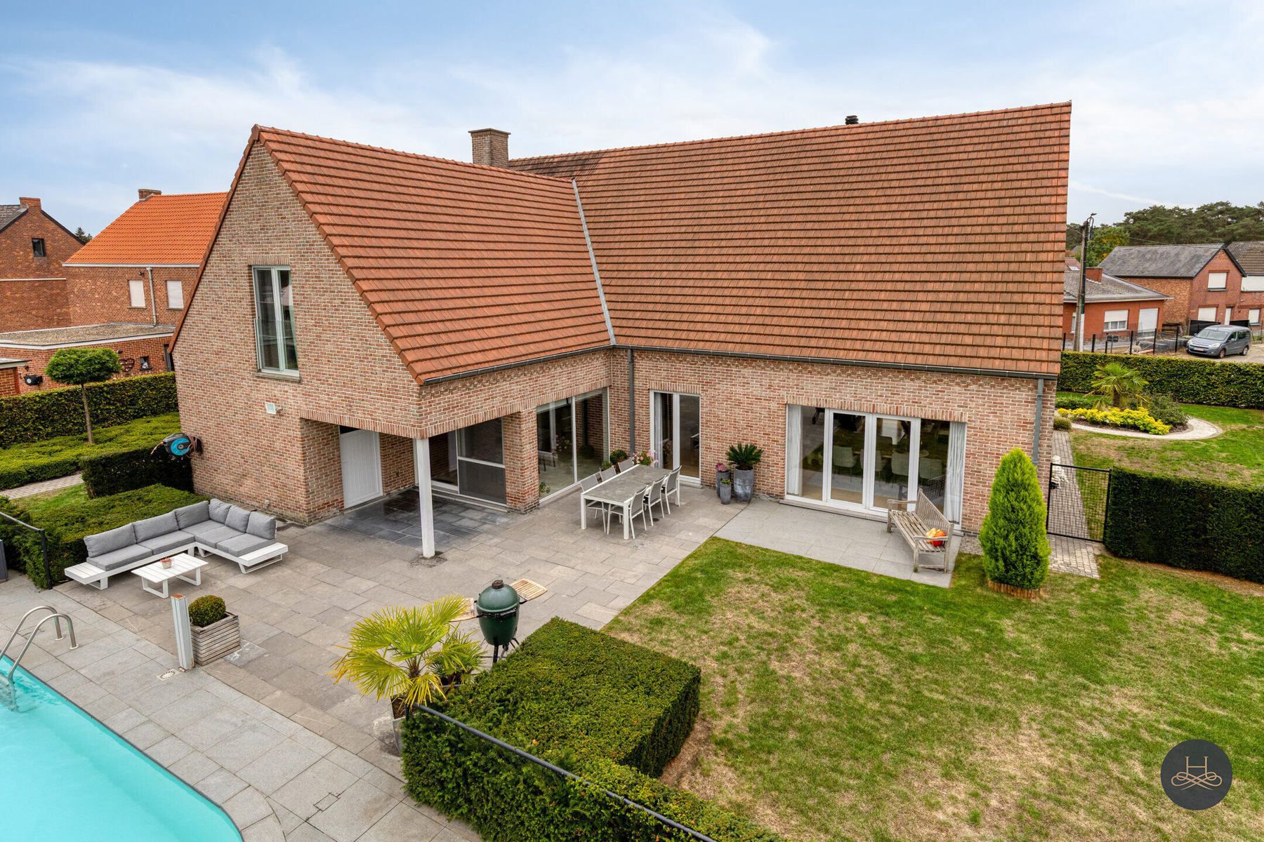 Imposante villa met zwembad in Tremelo foto 46