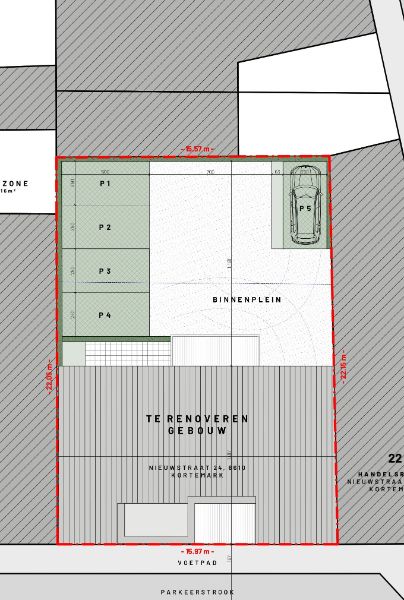 Hoofdfoto van de publicatie: Kortemark-centrum. PROJECTREALISATIE van 3 ruime appartementen met terras en 5 autostaanplaatsen. 80-122m2. Volledig onderkelderd. Uw vastgoedinvestering op topligging?