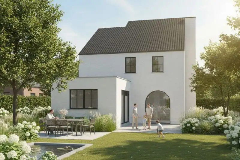 Nieuw te bouwen alleenstaande woning met vrije keuze van architectuur te Koolskamp. foto 4