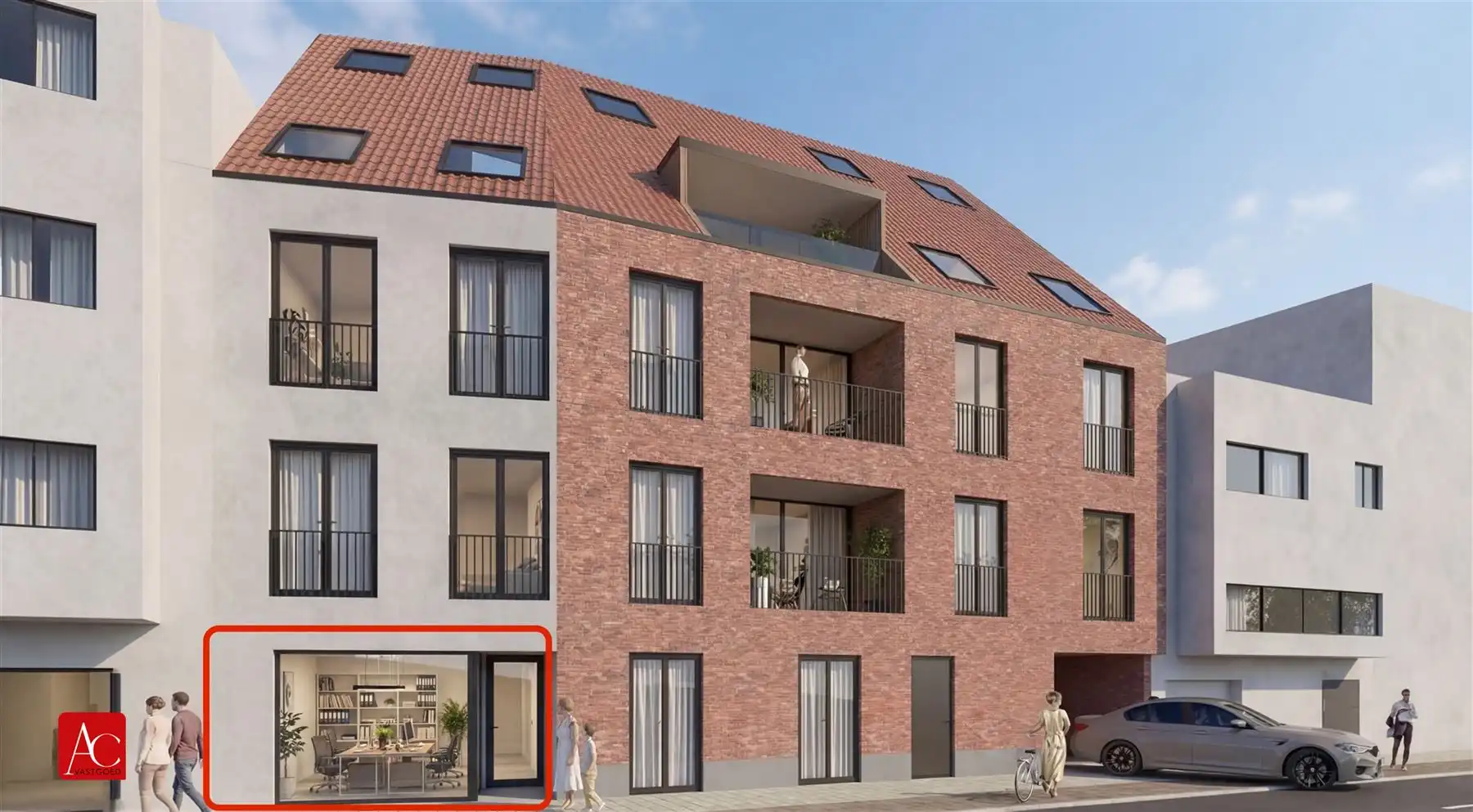 Handelsgelijkvloers op toplocatie te Sint-Gillis-Waas foto 2