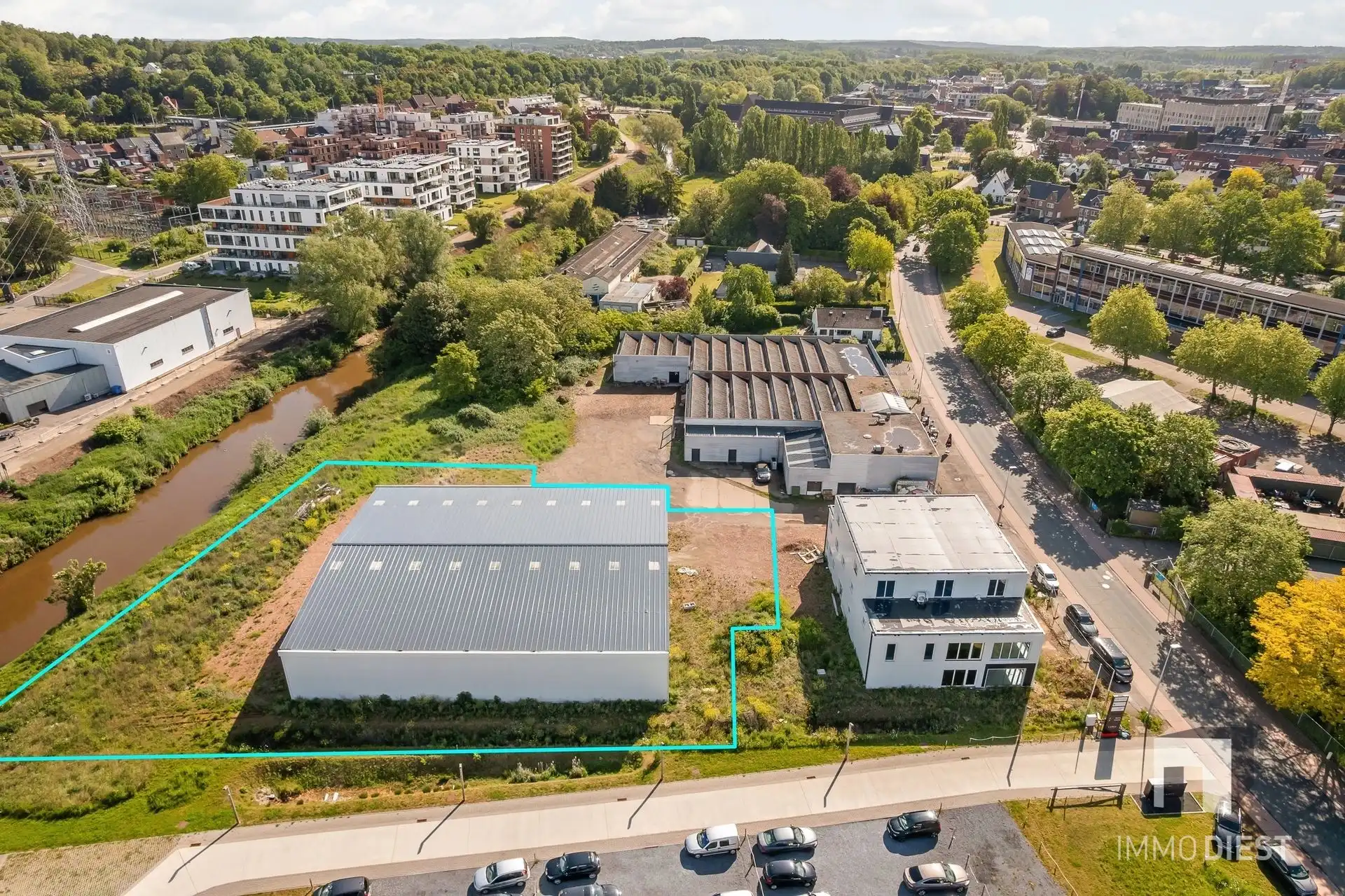 Nieuwbouw loods in KMO-zone Diest, conciergewoning mogelijk foto 4