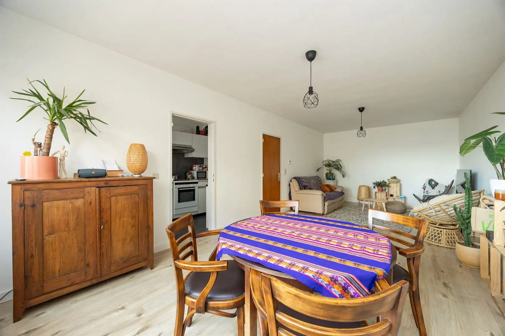 Gelijkvloers appartement met 2 slpks en garage foto 3