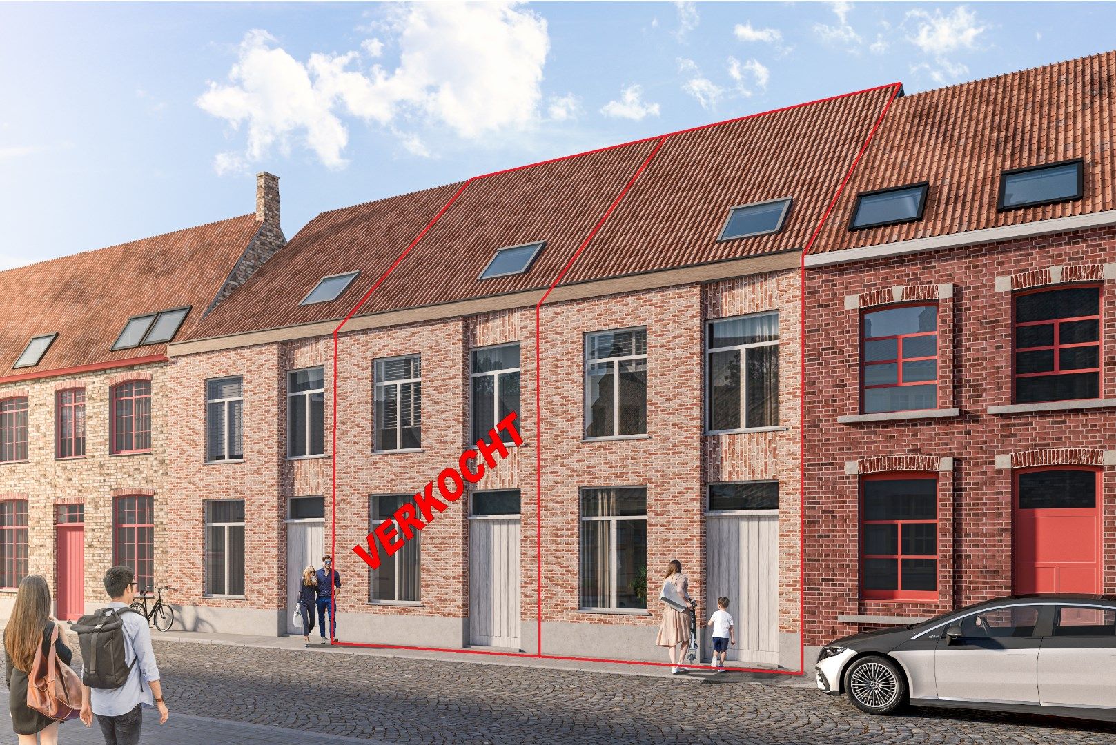 Rijhuis te koop Carmersstraat 101 - - 8000 Brugge