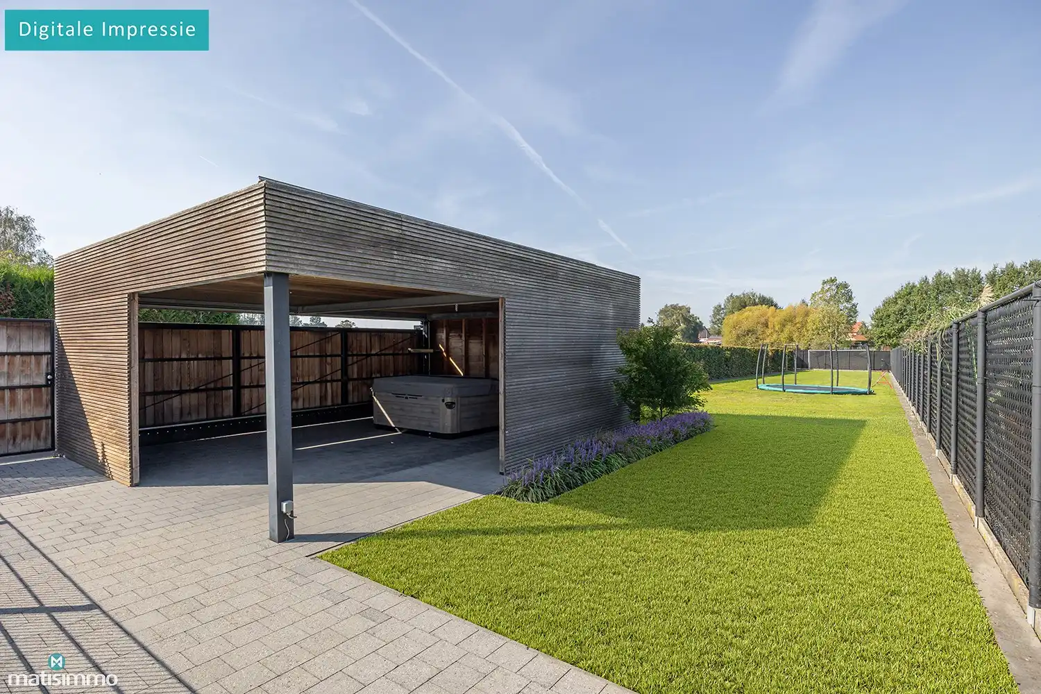 MODERNE, PERFECT ONDERHOUDEN EENGEZINSWONING MET CARPORT, KELDER EN VOLLEDIG AFGEWERKTE TUIN IN DIEPENBEEK foto 41
