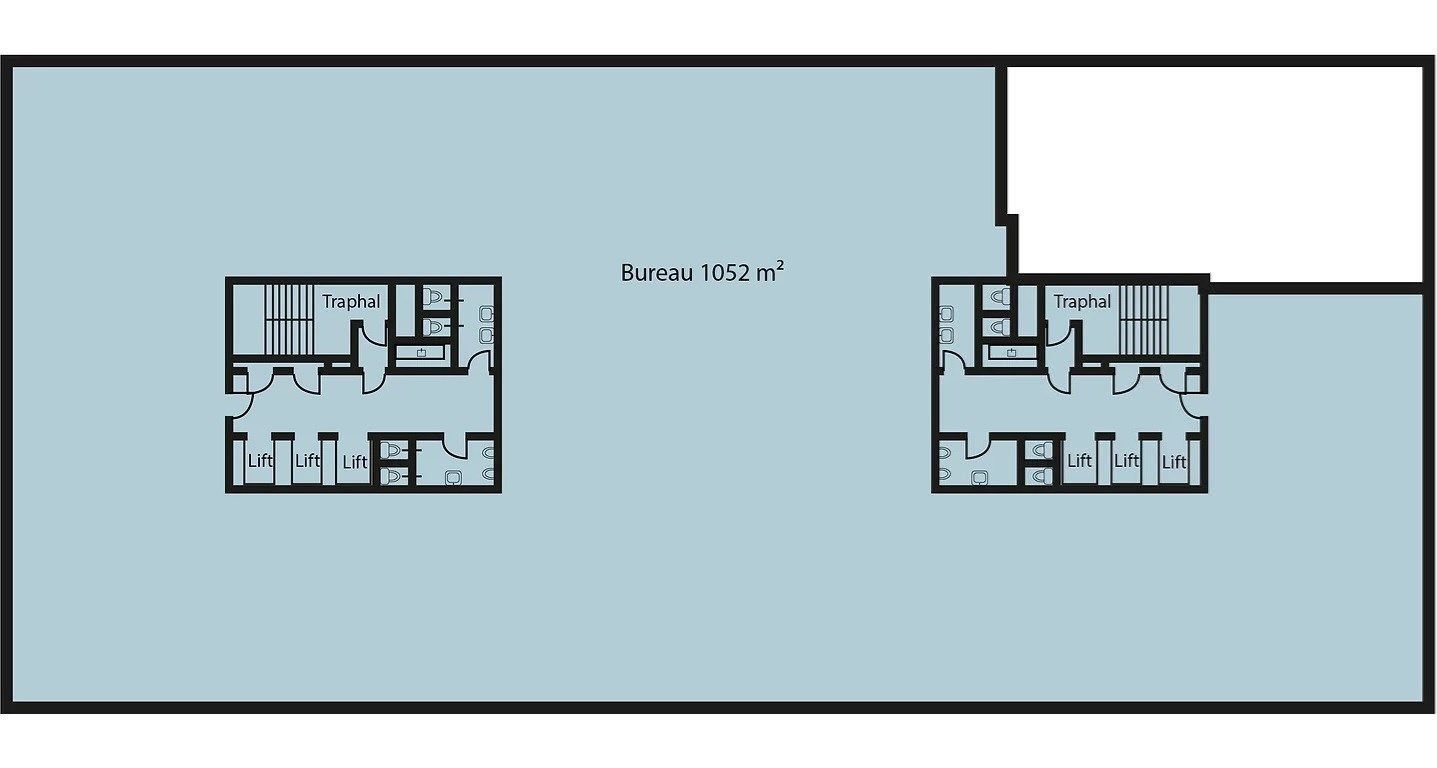 Kantoor te huur in North Trade Building vlakbij haven van Antwerpen foto 16