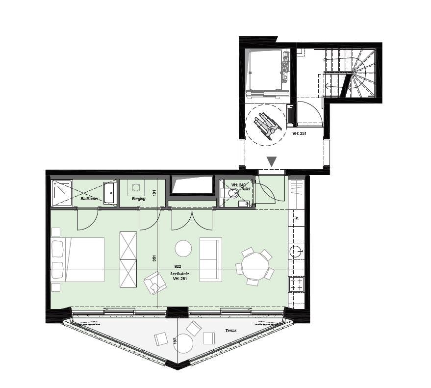 A0302 Rivert nieuwbouwappartement te Antwerpen  foto 9