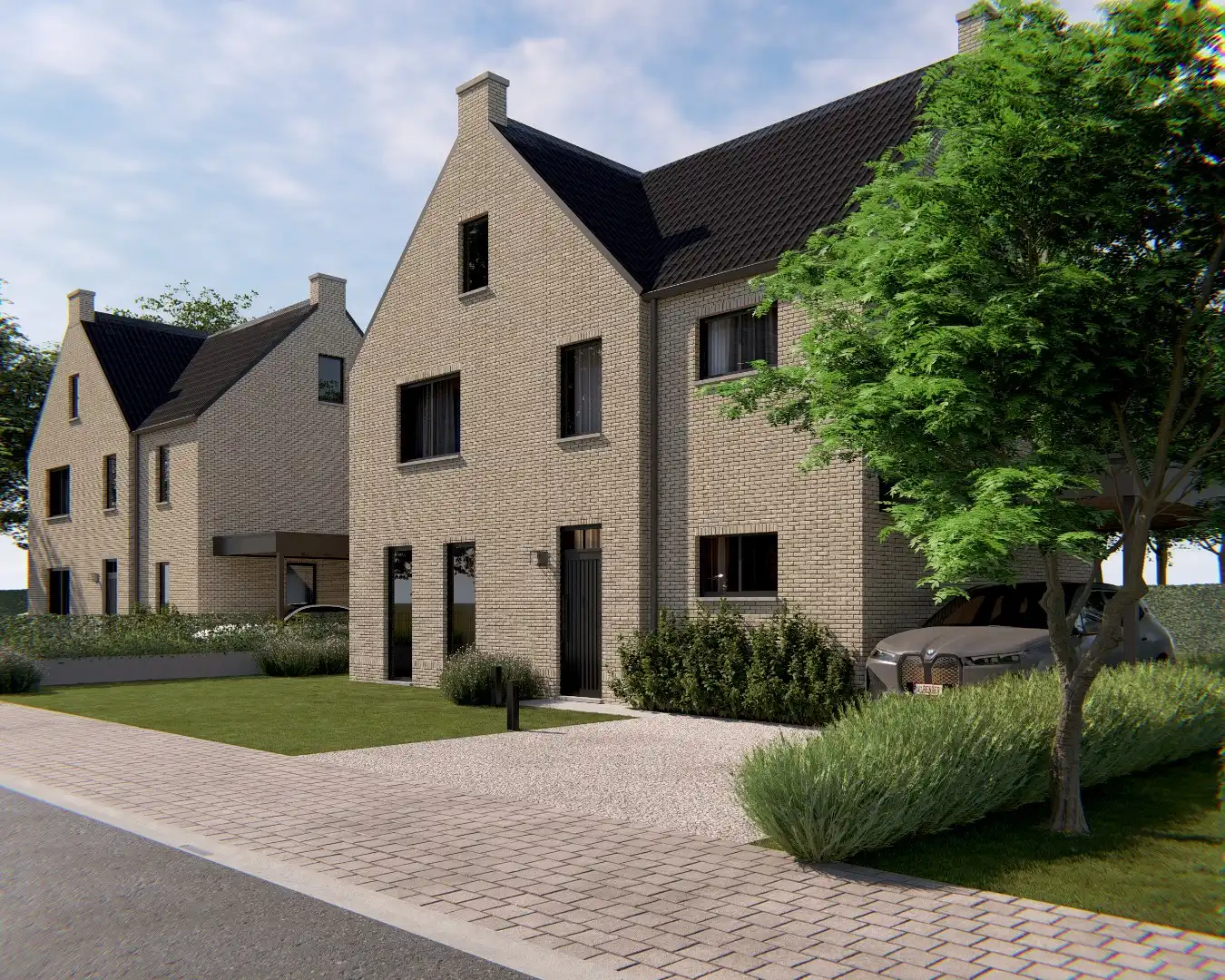 Vrijstaande Bijna Energie Neutrale nieuwbouwwoning op een perceel van 6are op een rustige locatie te Voorshoven, Neeroeteren!  foto 3