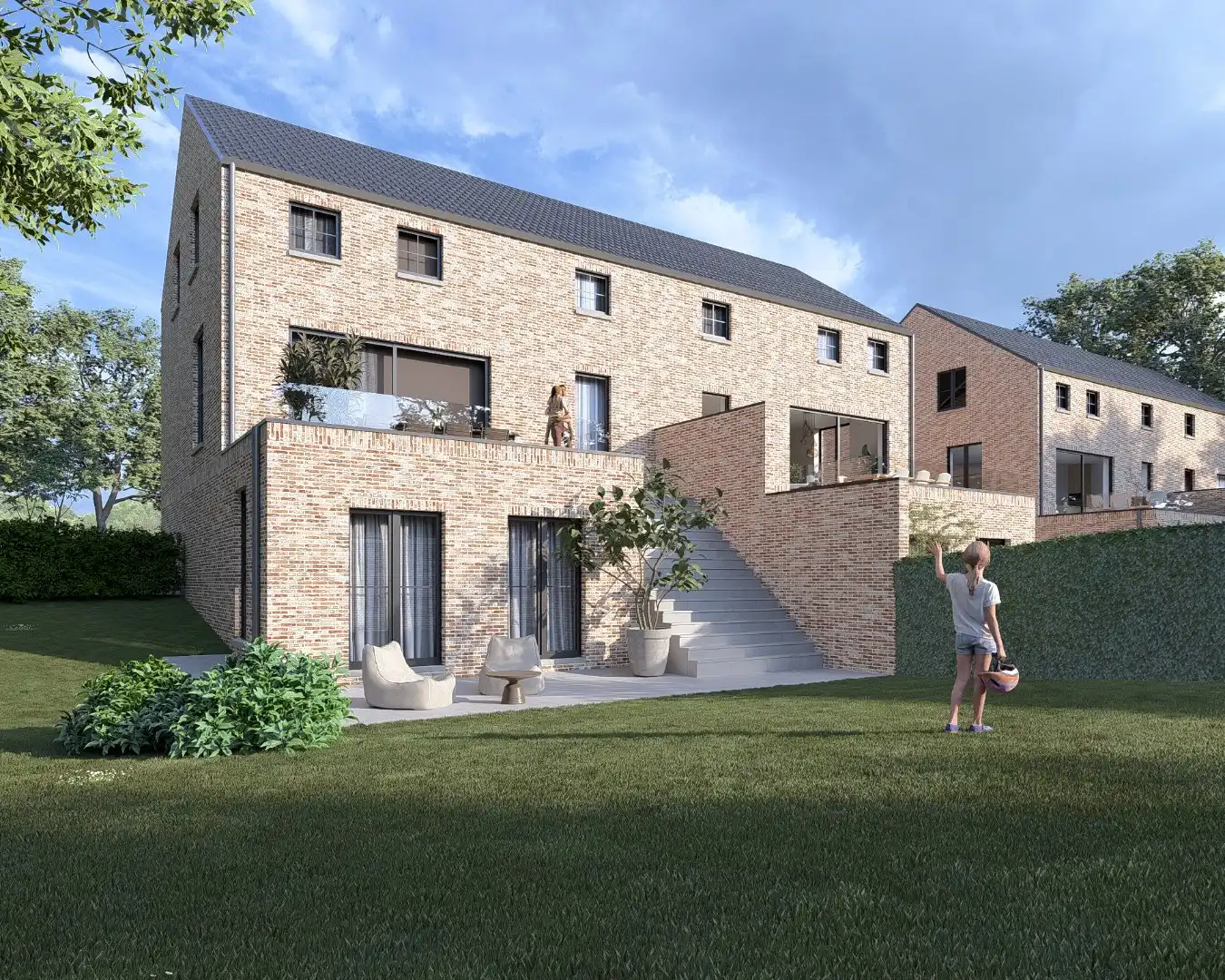 Hoogwaardig afgewerkte halfvrijstaande nieuwbouwwoning op een perceel van 10a50ca te As gekenmerkt door historische rij eiken bomen! foto 4