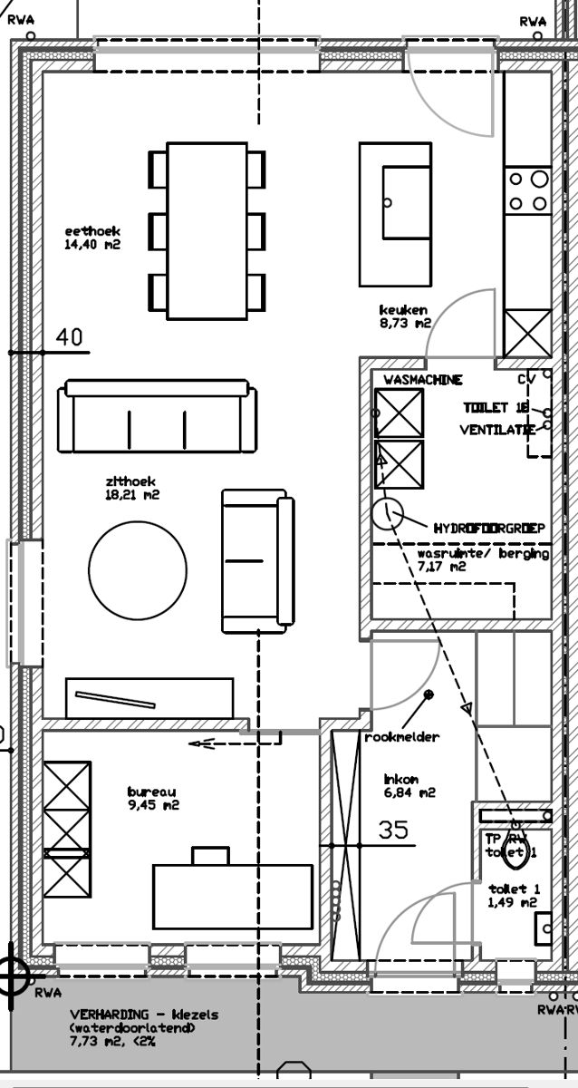 Ruime woning, rustig gelegen - Lot 3 (Links) foto 10