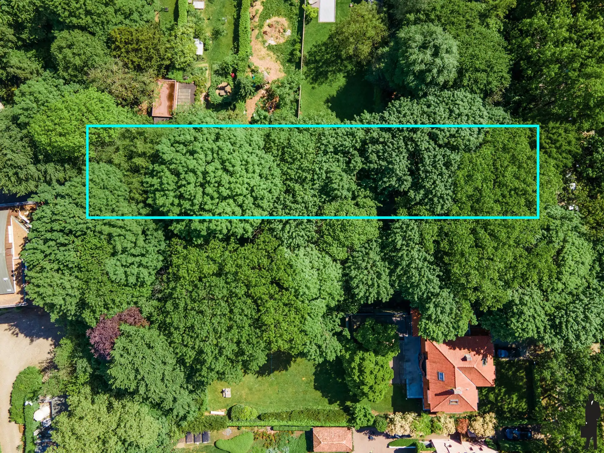 Exclusieve bouwgrond voor HOB in een groene oase te Mortsel foto 2