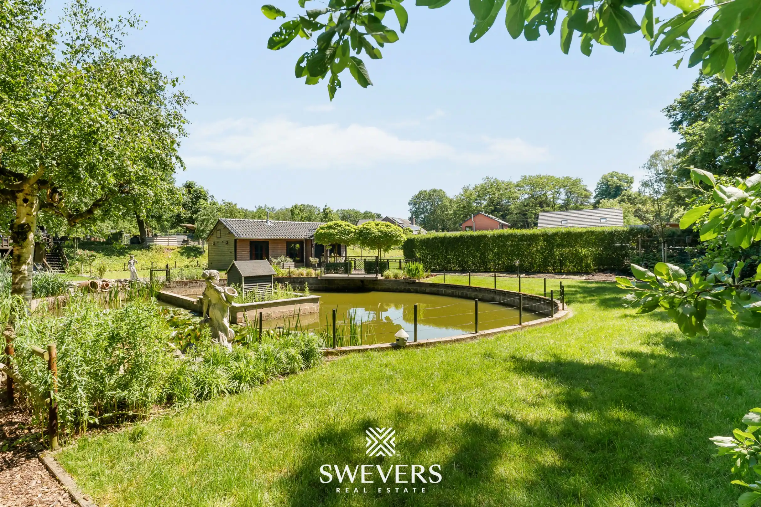 Instapklare open bebouwing met ruime tuin en chalet op 2.364 m² in Houthalen-Helchteren foto 24