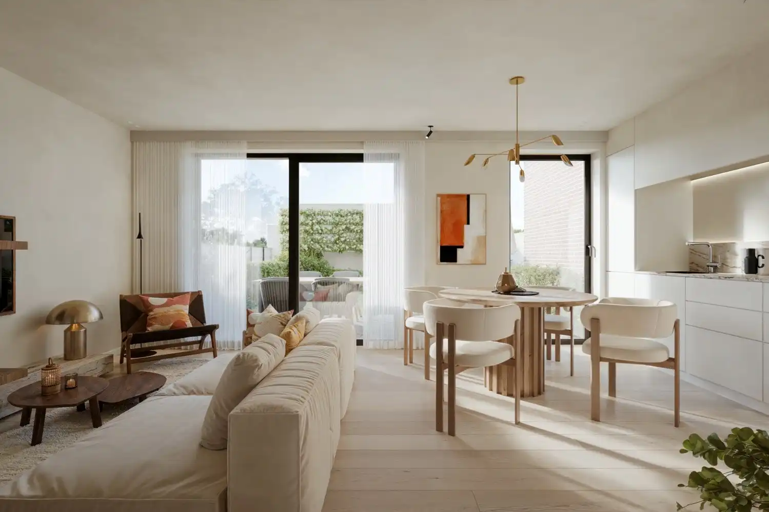 Nieuwbouwappartement met zonnige tuin te Maldegem foto 2