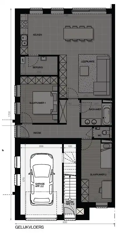Ruim appartement van ca. 150m² en riant terras foto 18