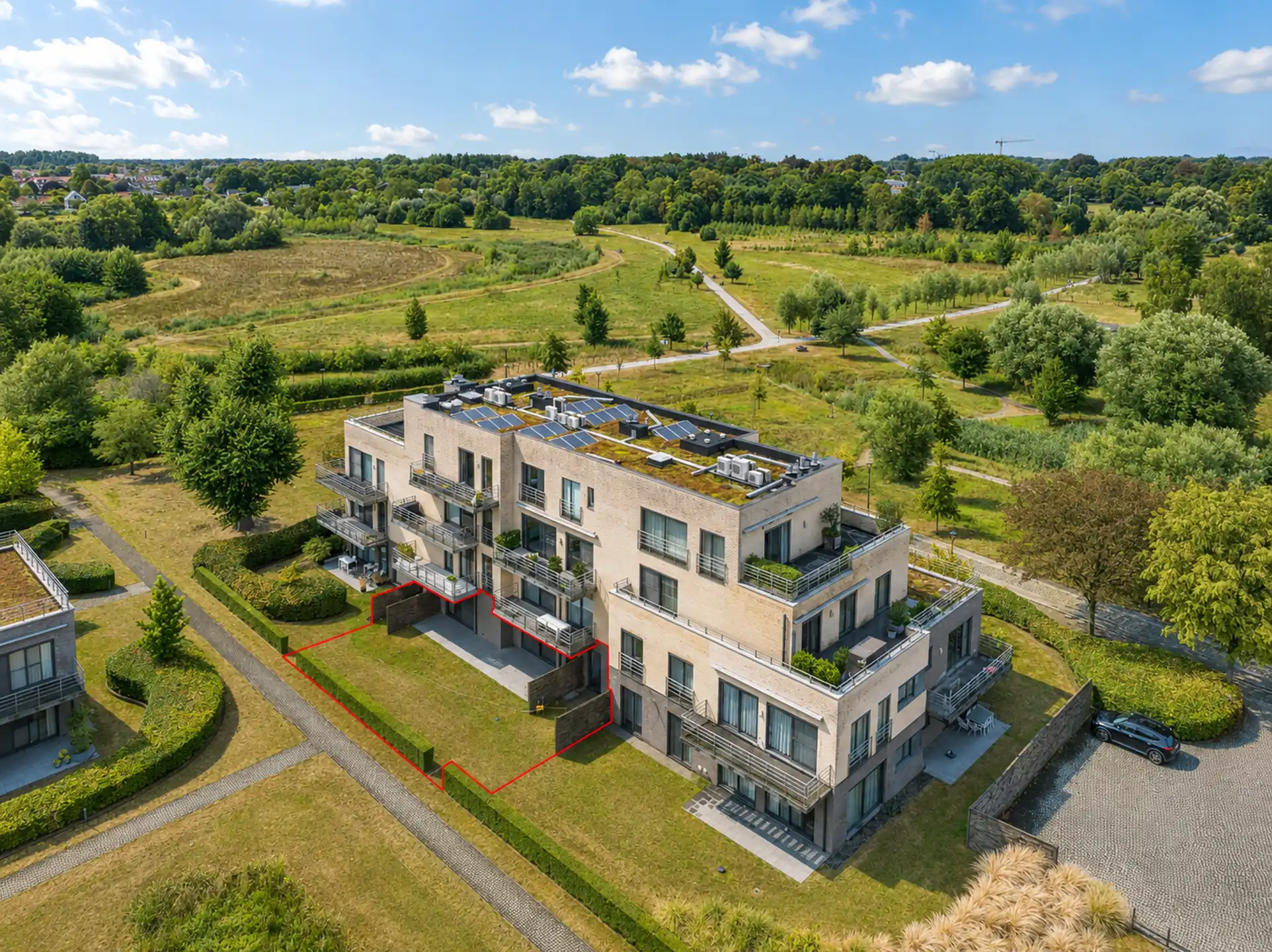 Stijlvol gelijkvloers appartement in prestigieuze woonproject Frijthout foto {{pictureIndex}}