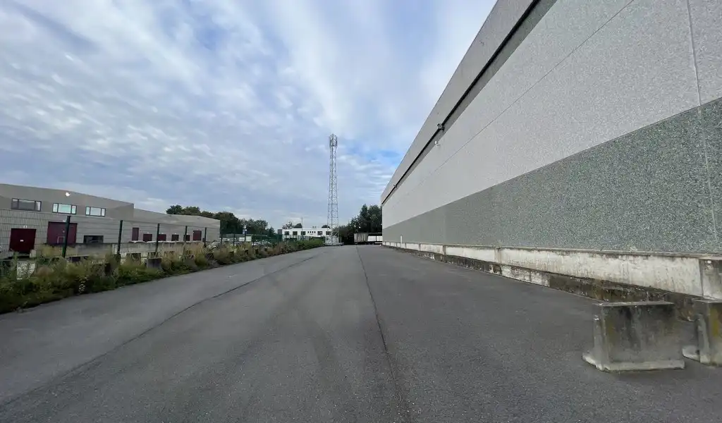 Logistieke loodsen met laadkades vlakbij R42 in Sint-Niklaas foto 14