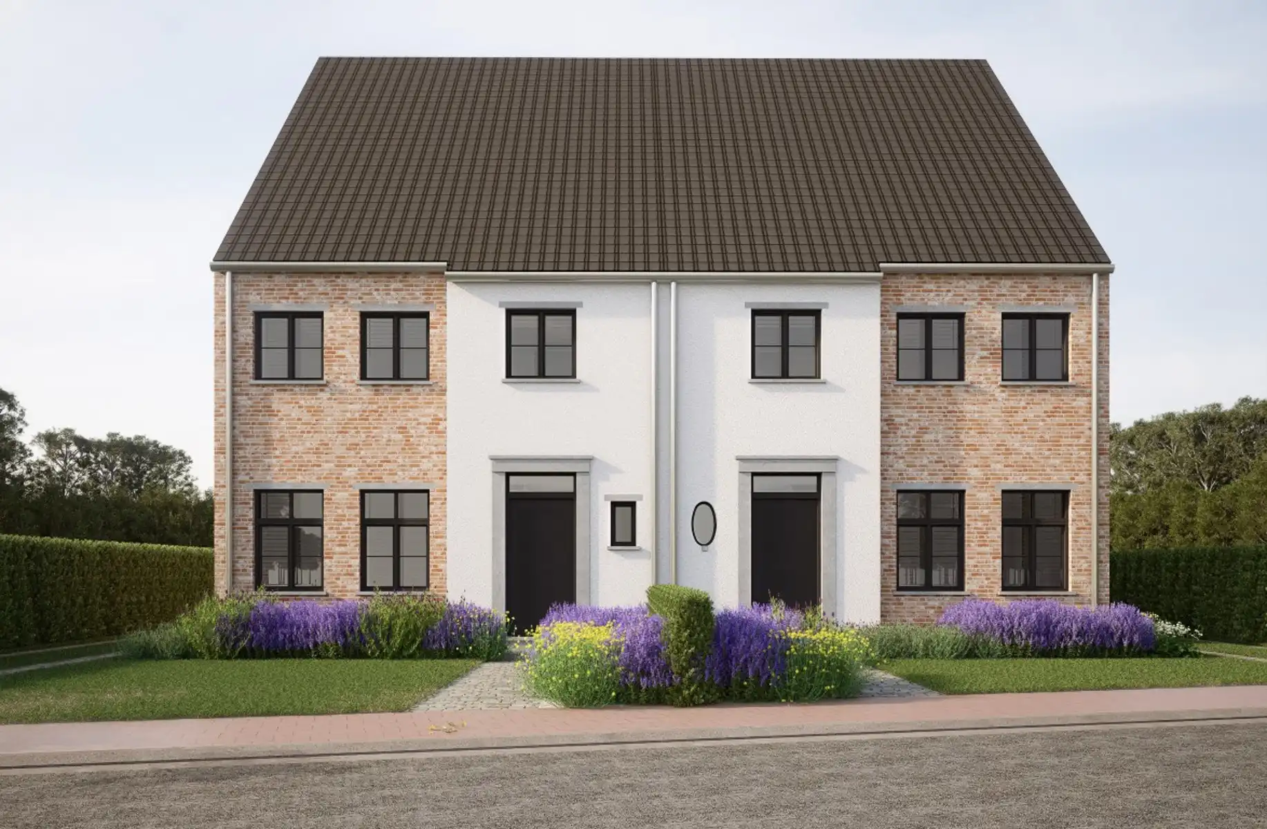 Twee ruime nieuwbouwwoningen in Lebbeke foto 2