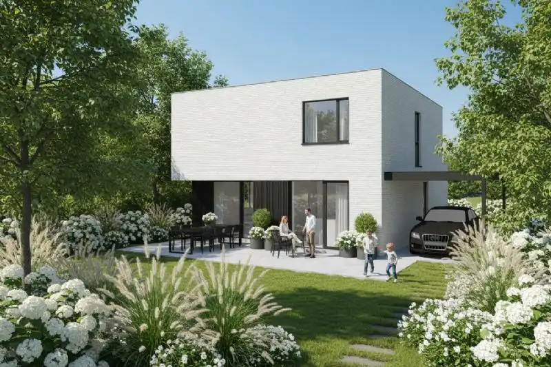 Nieuw te bouwen alleenstaande woning met vrije keuze van architectuur te Roesbrugge-Haringe. foto 3