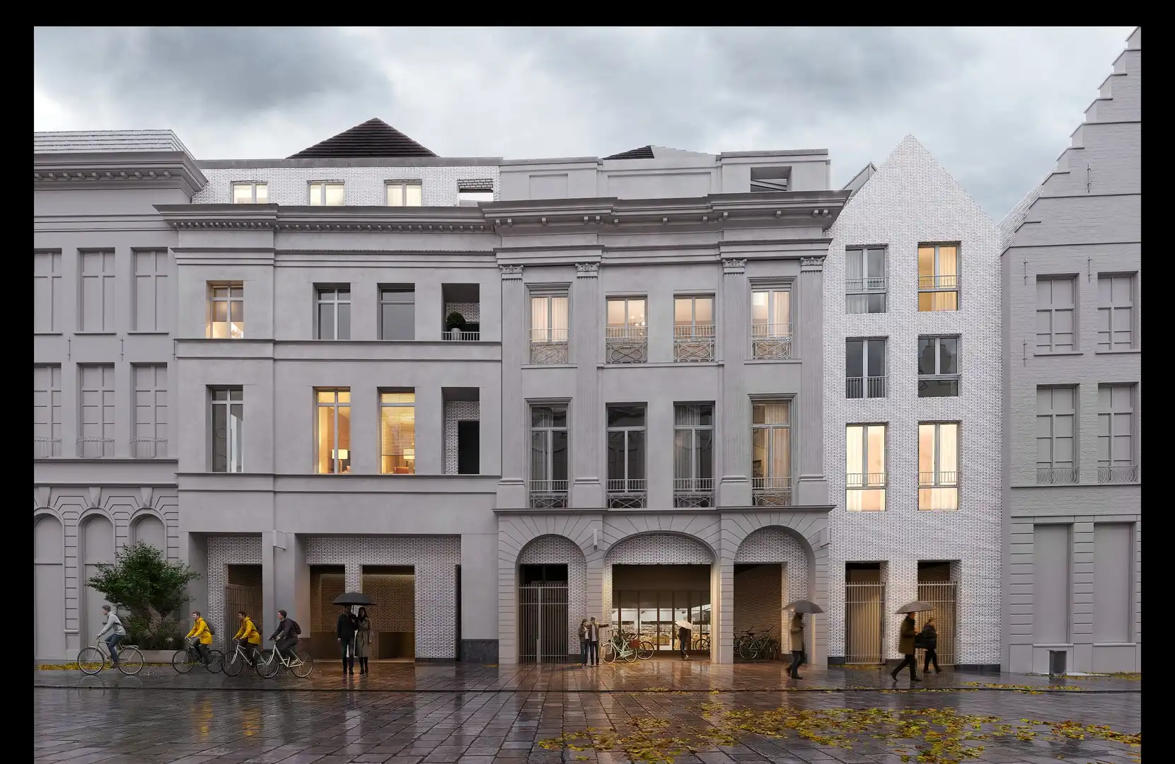 Exclusief  en zeer ruim appartement met groot terras en zicht op binnentuin en de 3 torens in centrum historisch Gent foto 7