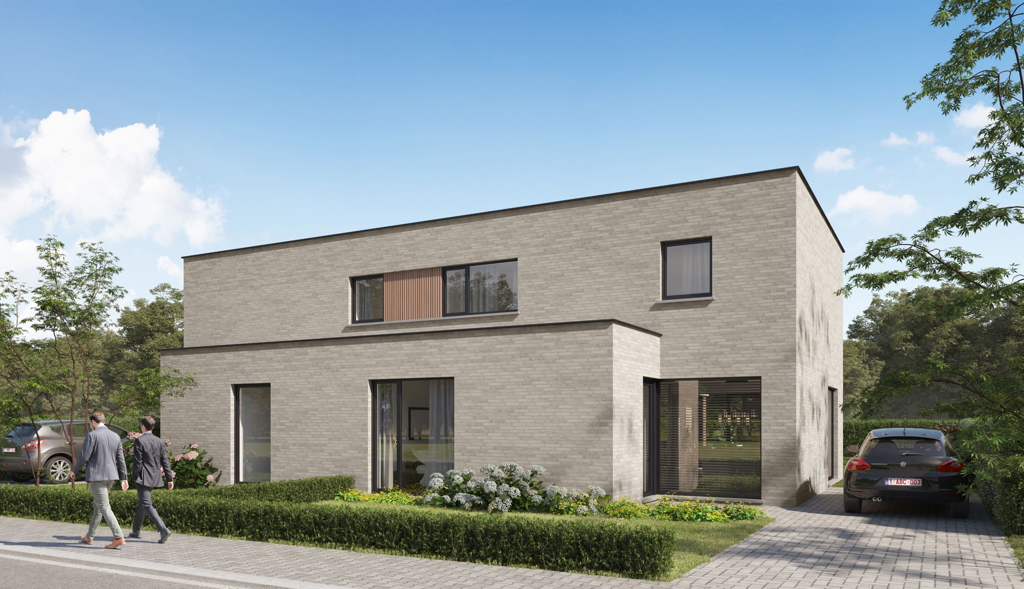 Moderne nieuwbouwwoningen foto {{pictureIndex}}