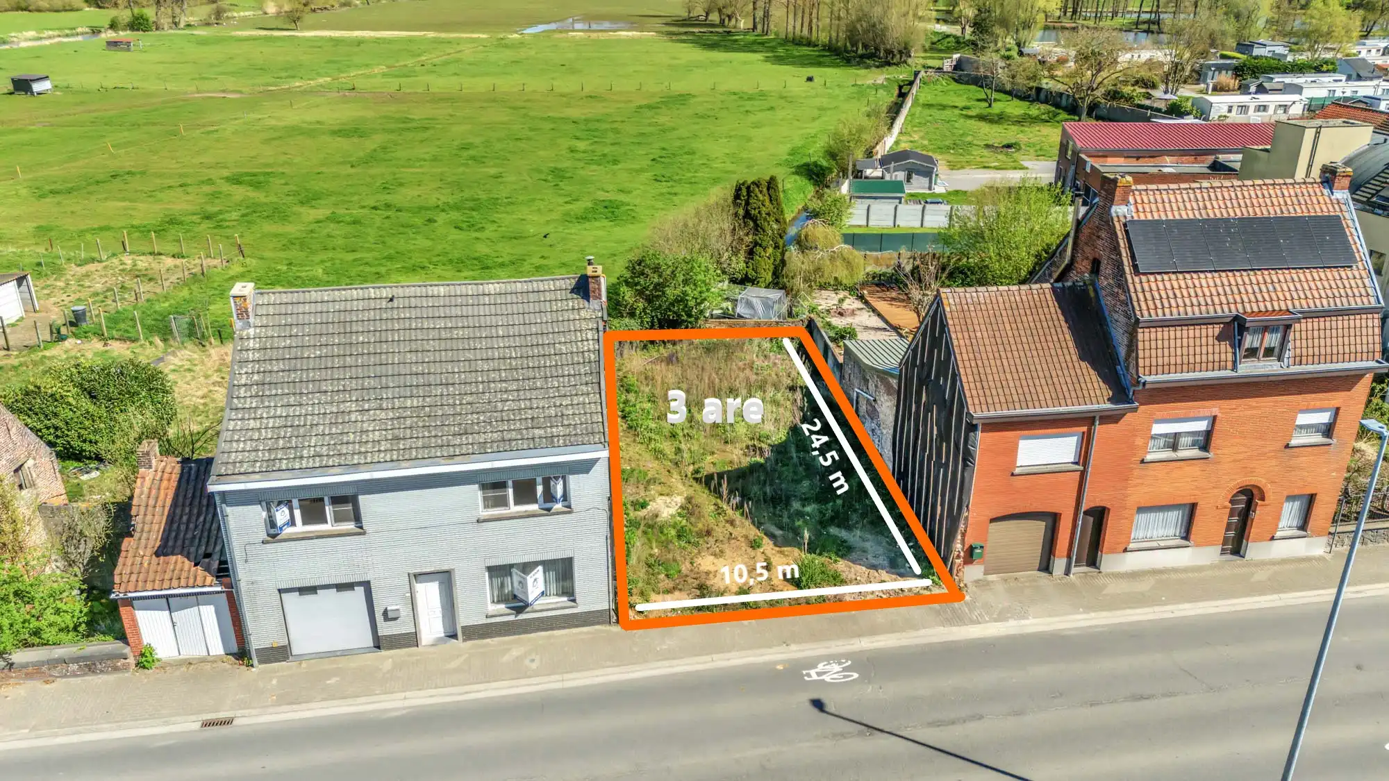 Bouwgrond met vergunning voor 2 appartementen foto 5