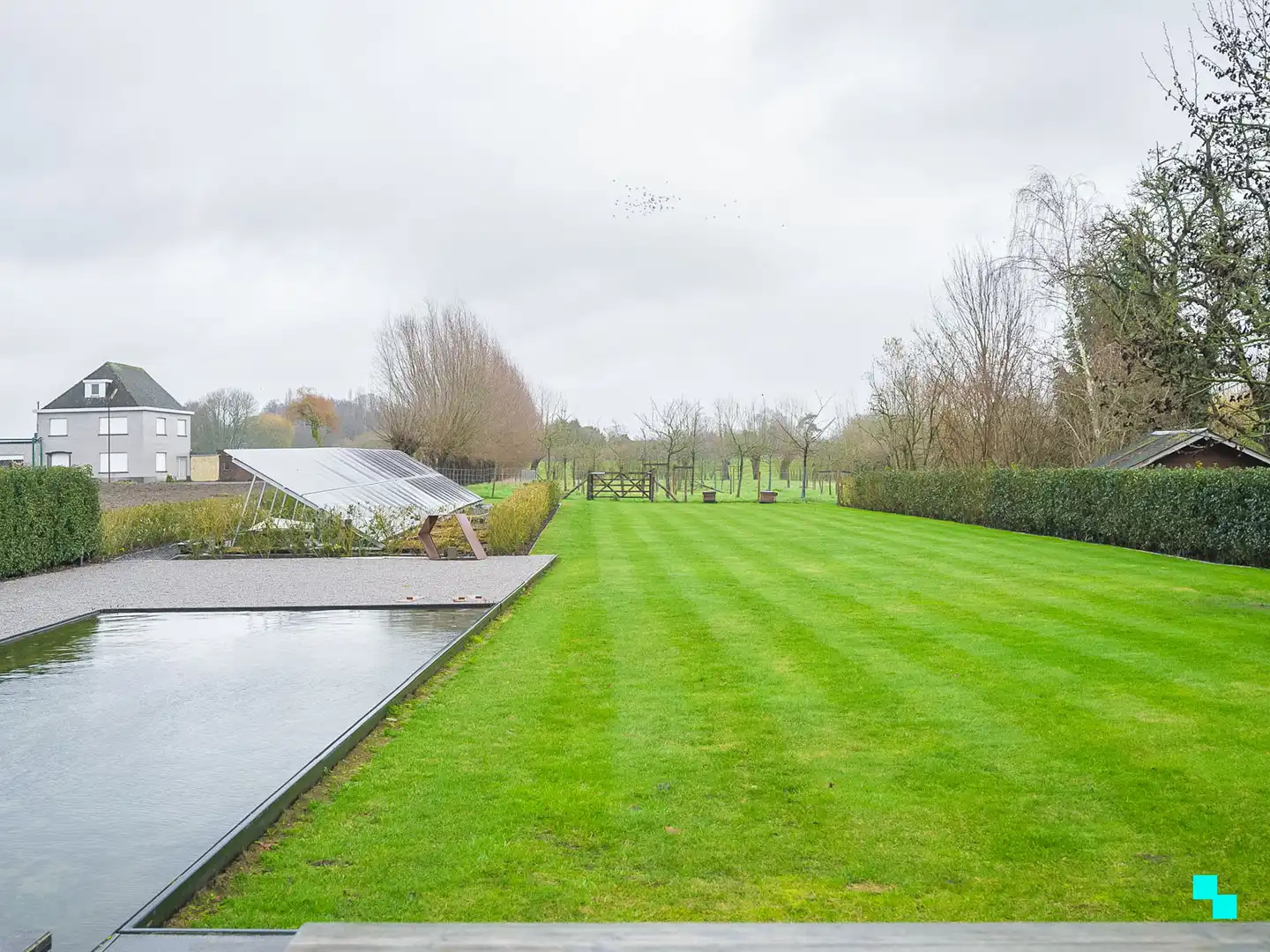 Architecturale kantoorruimte op ruim perceel nabij dorpskern Merelbeke foto 27