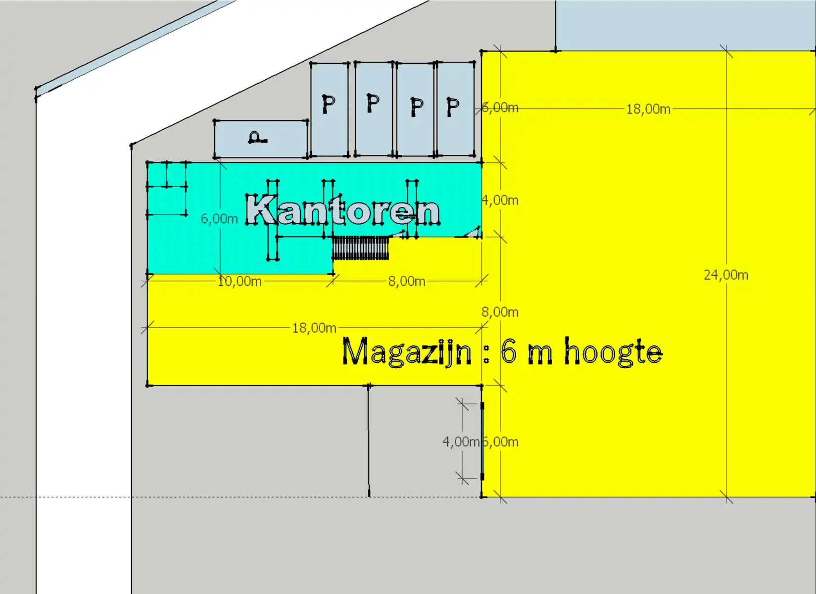 Magazijn met kantoor te huur – Aartselaar (568 m² + 155 m²) foto 3