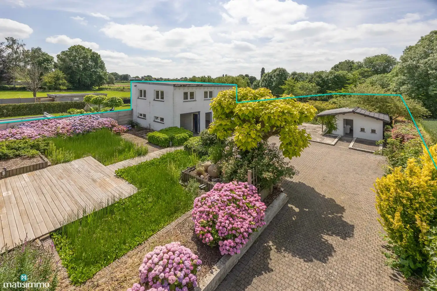 VERRASSEND RUIME, VRIJSTAANDE WONING MET MULTIFUNCTIONELE RUIMTE (TANDARTSPRAKTIJK), DUBBELE GARAGE EN RUIME ZUIDWEST-GEORIENTEERDE TUIN IN VAL-MEER foto 43