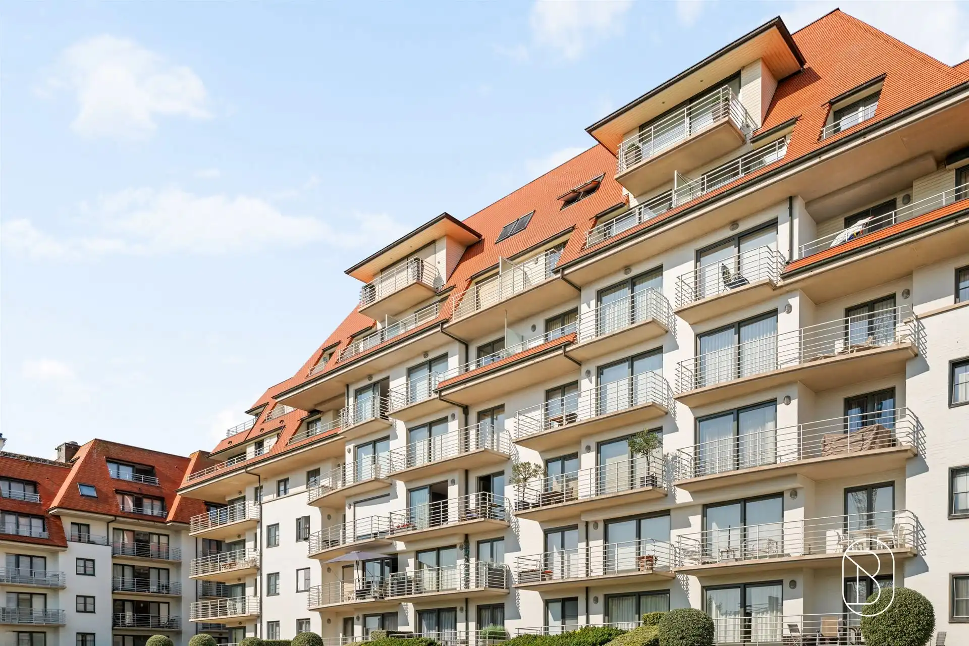 Appartement met 2 slk en terras, zicht op de havengeul foto 5
