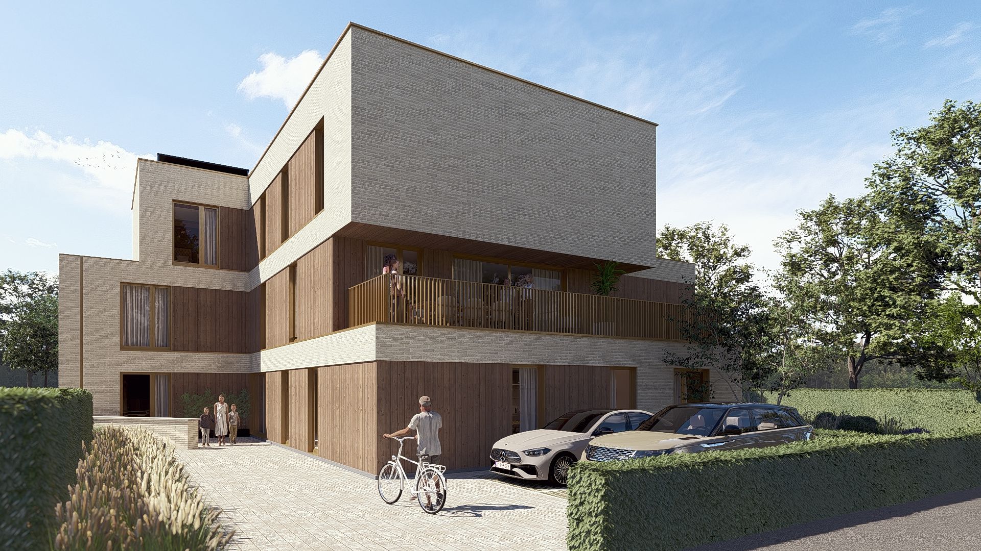 1.1 Luxueus en stijlvol nieuwb. appartement met 3 slpks, twee badk., dubbele garagebox en kelderberging inbegrepen. foto 3