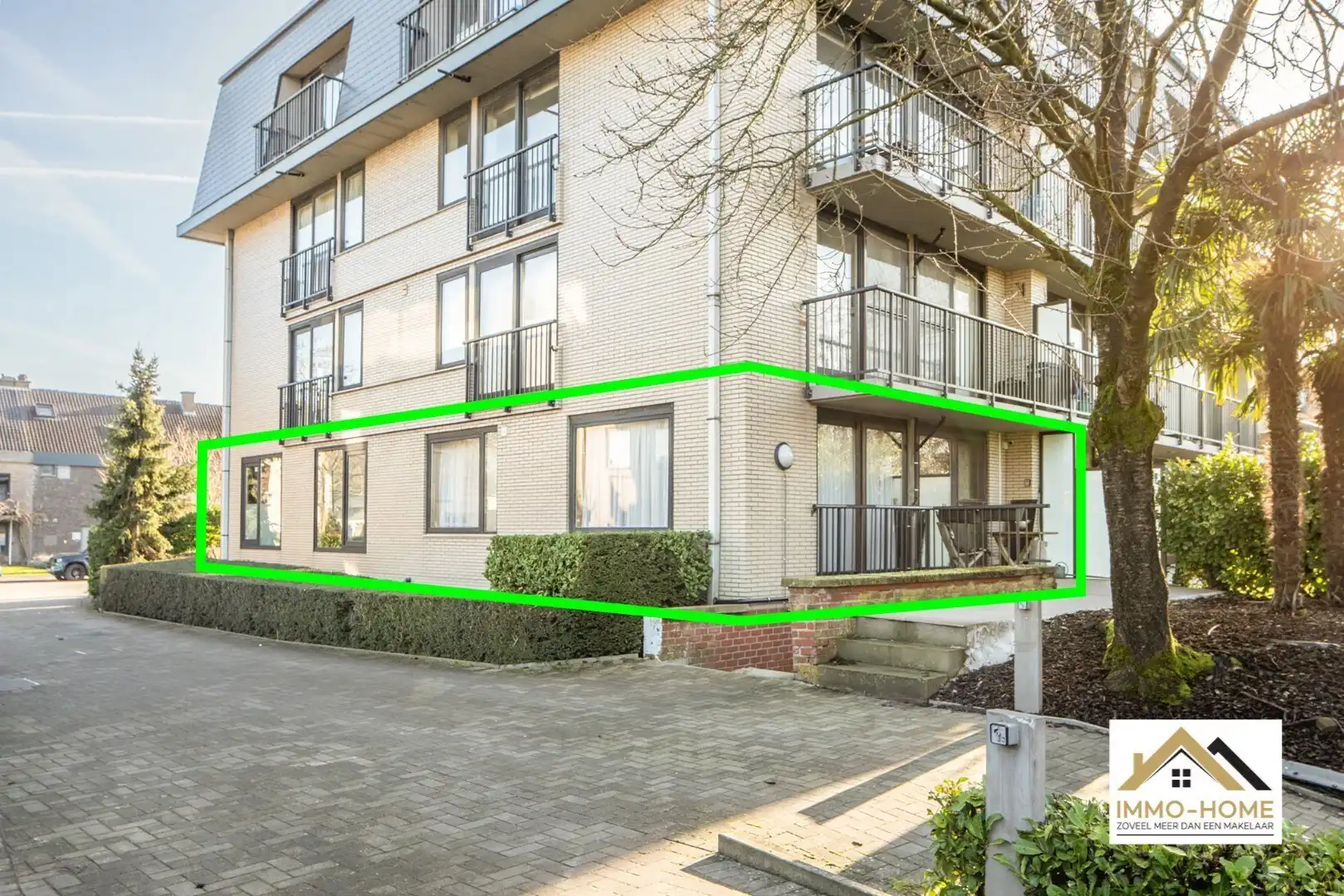 Zeer ruim gelijkvloers appartement met woonkelder en private tuin  foto 29