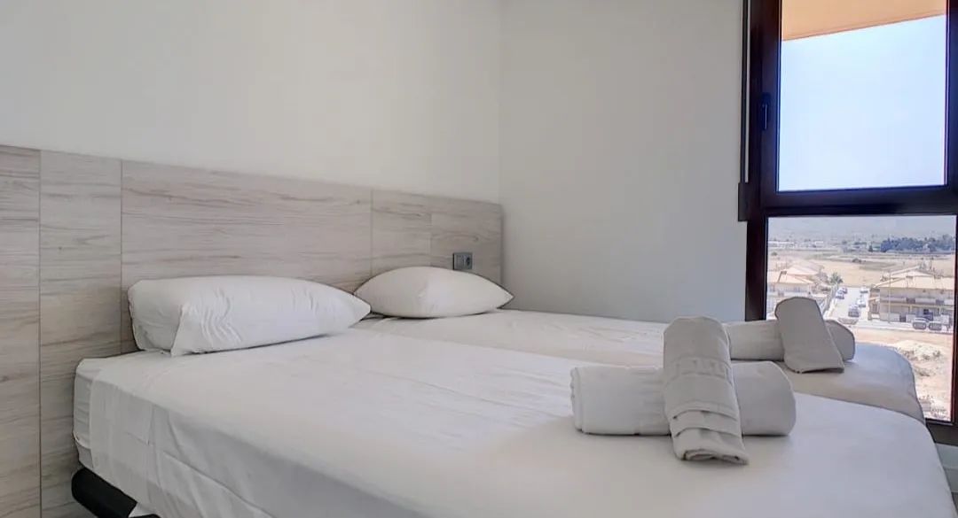 Uniek eerste lijn strand appartement: uitzicht op zee en La Manga Strip! foto 9