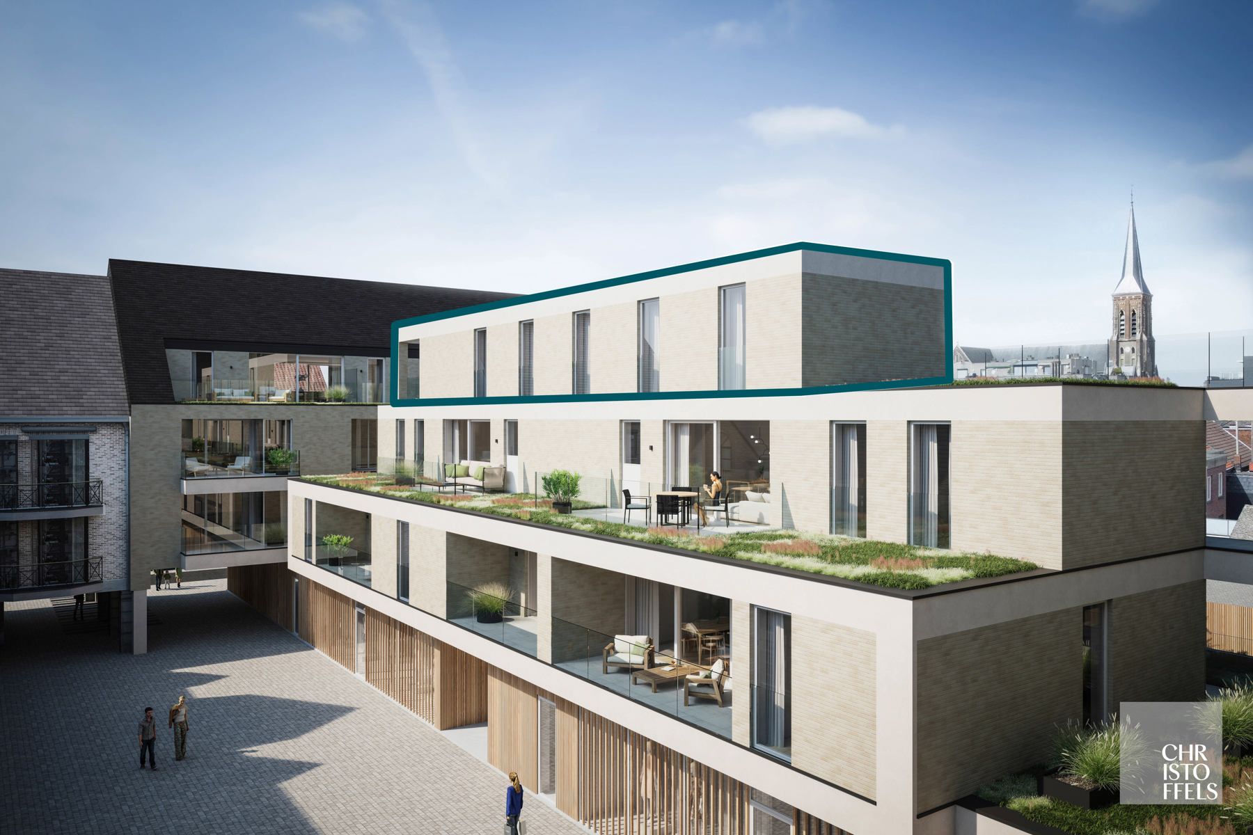 Laatste kans aan 6% BTW: Uniek nieuwbouwappartement met 2 slaapkamers in hartje Lanaken! foto {{pictureIndex}}