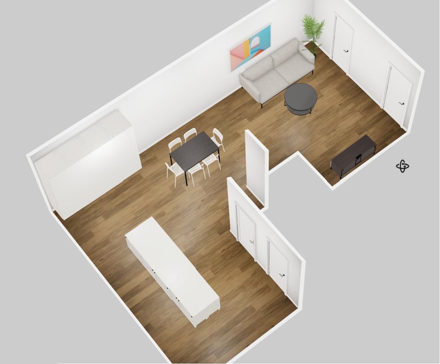 Volledig vernieuwd gelijkvloers appartement in het stadscentrum! foto 13