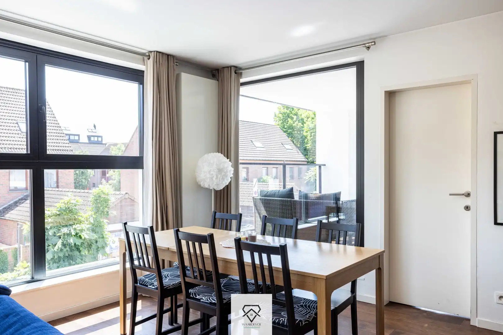 Lichtrijk hoekappartement met 2 slaapkamers en terras te Portus Ganda foto 11