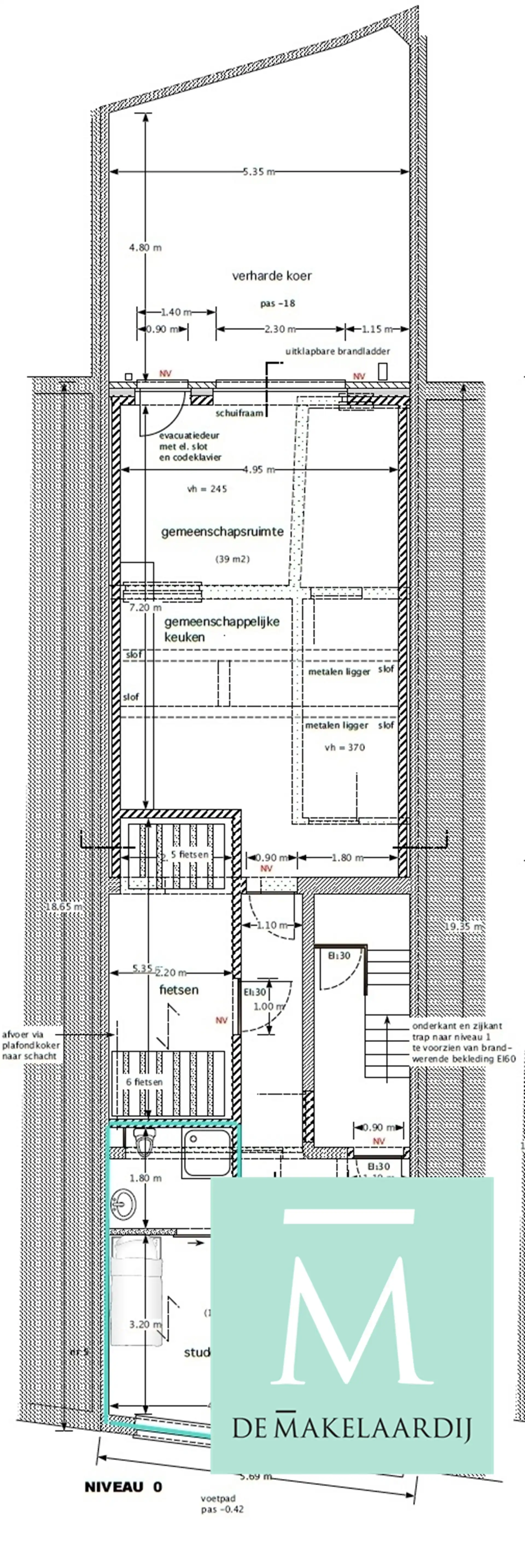 STUDENTS ONLY! Gemeubelde studio in hartje Mechelen - EERSTE BEWONING NA RENOVATIE  foto 3