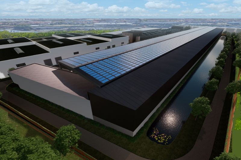 Modern nieuwbouw magazijn met kantoorruimte in Gent foto 7