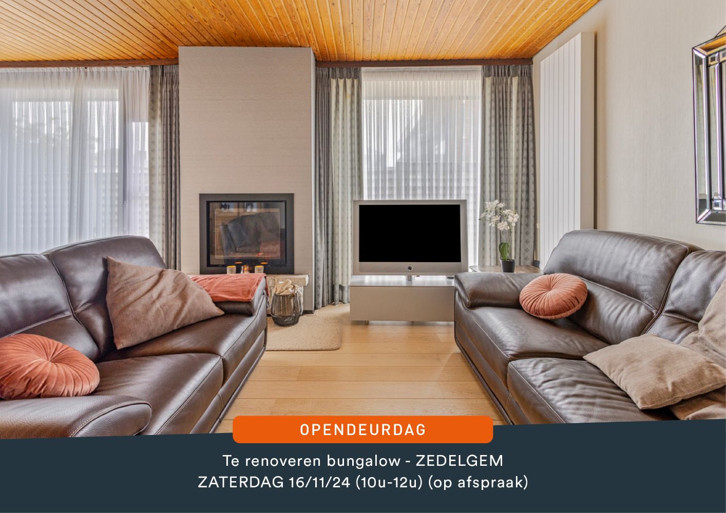 Hoofdfoto van de publicatie: TE RENOVEREN BUNGALOW IN een RUSTIGE WOONWIJK MET MOOIE WOONVOLUMES